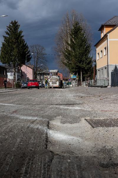 Završeni radovi na sanaciji dijela ulice Đačka u Bihaću, u blizini Gimnazije Bihać. 