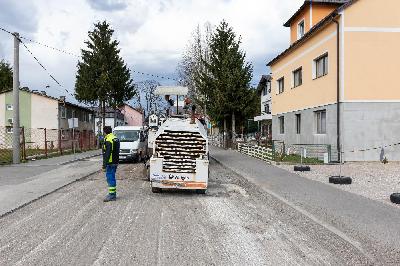 Završeni radovi na sanaciji dijela ulice Đačka u Bihaću, u blizini Gimnazije Bihać. 