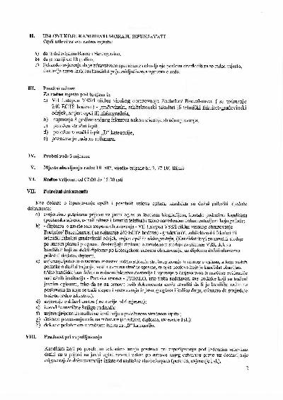 Javni oglas za prijem u radni odnos: Viši stručni saradnik za uređenje građevinskog zemljišta