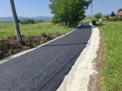 Asfaltiran put u naselju Salkići – MZ Izačić u sklopu Programa modernizacije cesta