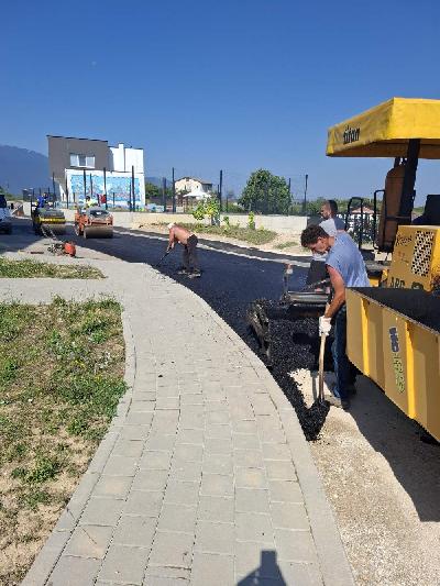 Završeno asfaltiranje saobraćajnice za potrebe izgradnje objekta CEB II, III Ribić