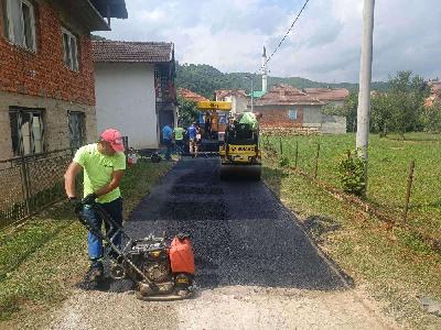 ZAVRŠAVA SE SANACIJA ASFALTNOG KOLOVOZA U CENTRU KULEN VAKUFA