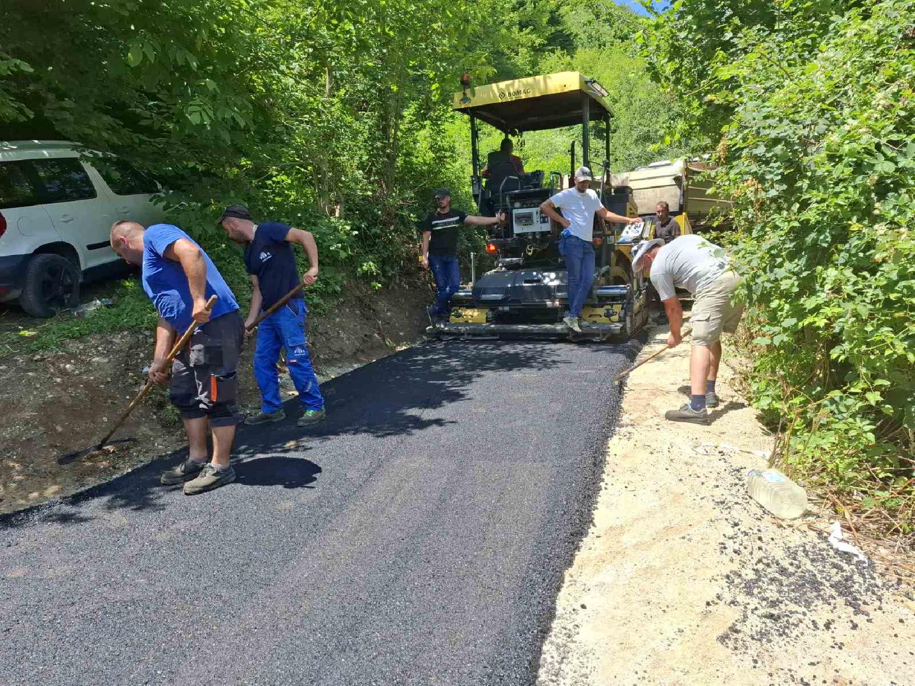 Rekonstrukcija lokalnog puta u Ostrovici
