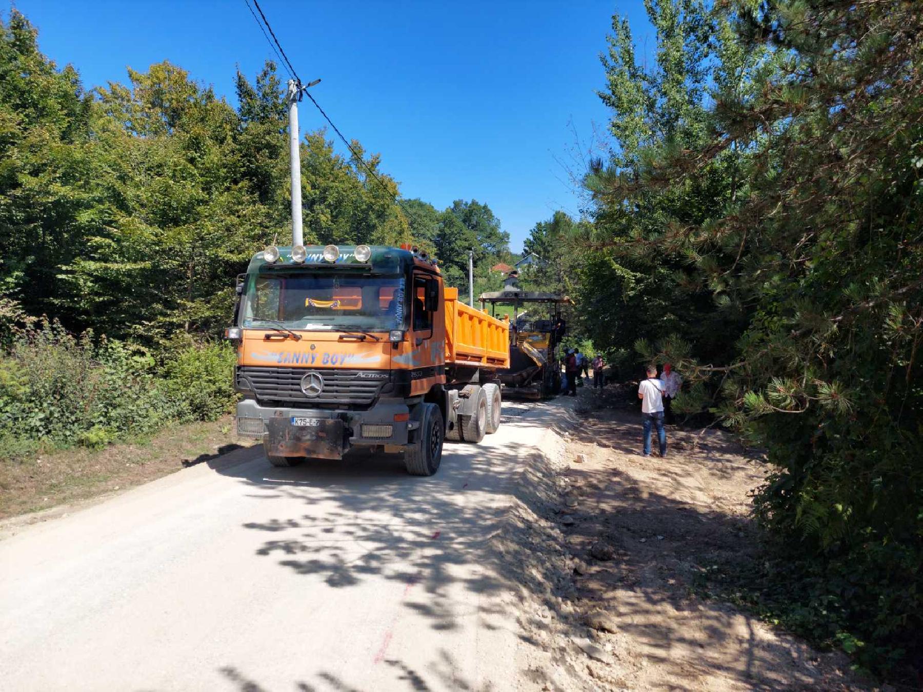 Uspješno završeno asfaltiranje puta Lanište