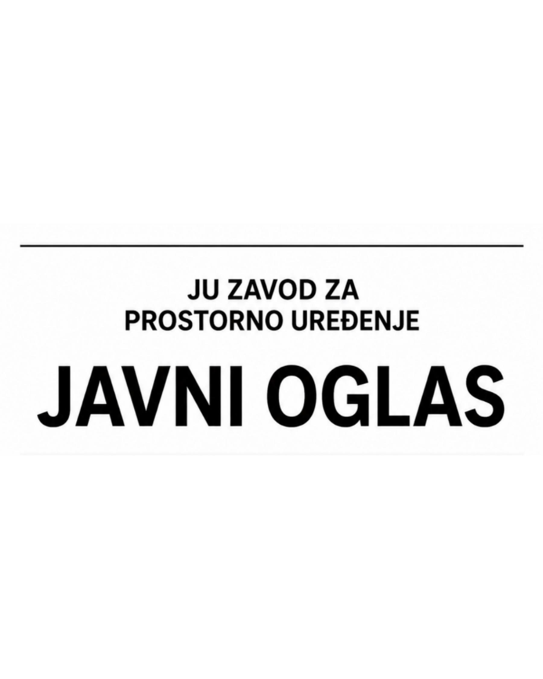 JAVNI OGLAS - Prijem u radni odnos na neodređeno vrijeme