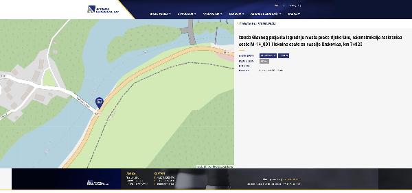 DEMANT POVODOM NETAČNIH INFORMACIJA O MOSTU PREMA BREKOVICI